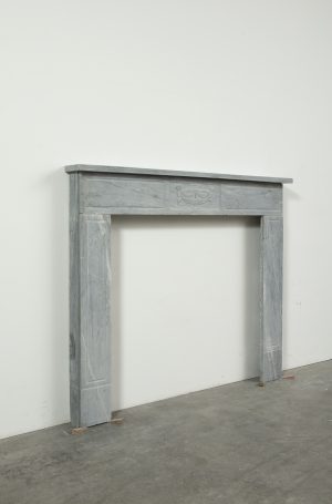 Antieke Grijs Marmeren Schouw