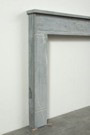 Antieke Grijs Marmeren Schouw