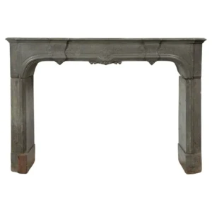 Antieke Régence Schouw in Buxy Kalksteen