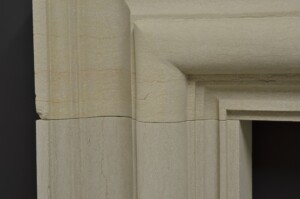 Impressive Limestone Bolection Fireplace