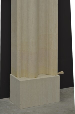Impressive Limestone Bolection Fireplace