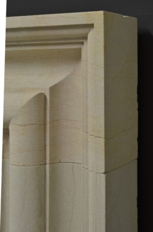 Impressive Limestone Bolection Fireplace