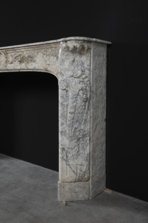 Dutch Louis XV Fireplace Mantel, 18th Century