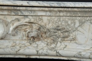 Dutch Louis XV Fireplace Mantel, 18th Century