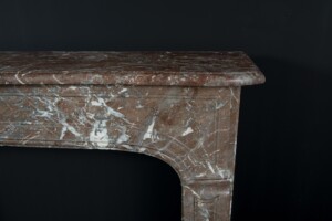 Antique Red Marble Fireplace