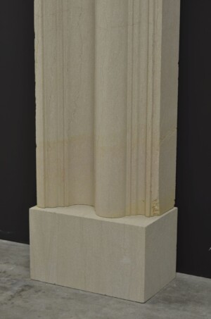 Impressive Limestone Bolection Fireplace