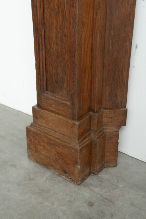 Houten Paneelschouw met Marmeren Dekblad