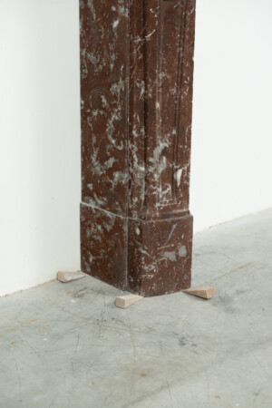 Rood Marmeren Louis XVI Schouw