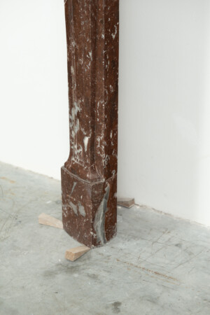 Rood Marmeren Louis XVI Schouw