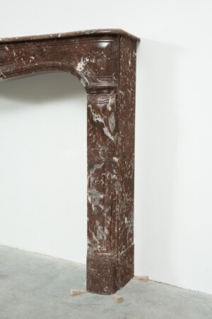 Rood Marmeren Louis XVI Schouw