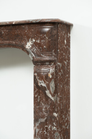 Rood Marmeren Louis XVI Schouw