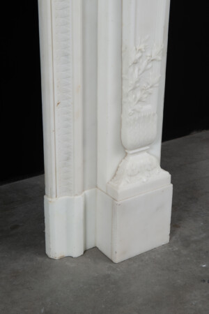 Neoclassicistische Wit Marmeren Schouw