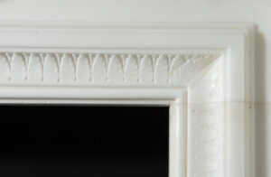 Neoclassicistische Wit Marmeren Schouw