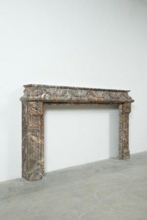 Imposante Marmeren Louis XVI Schouw