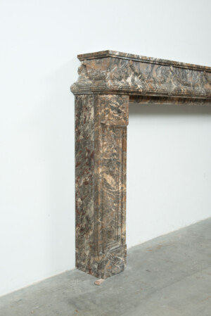 Imposante Marmeren Louis XVI Schouw