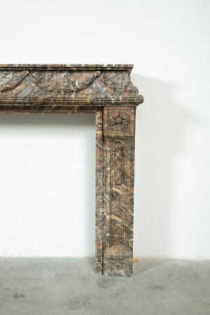 Imposante Marmeren Louis XVI Schouw