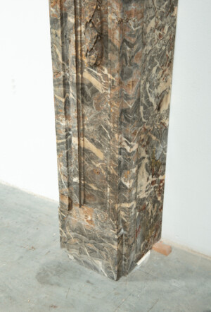 Imposante Marmeren Louis XVI Schouw