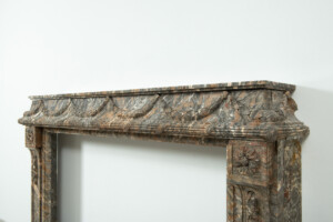 Imposante Marmeren Louis XVI Schouw