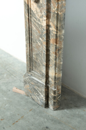 Imposante Marmeren Louis XVI Schouw