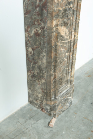 Imposante Marmeren Louis XVI Schouw