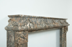 Imposante Marmeren Louis XVI Schouw