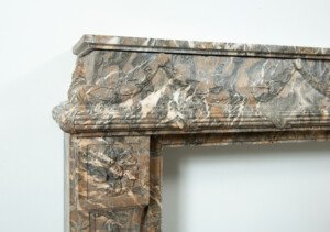 Imposante Marmeren Louis XVI Schouw