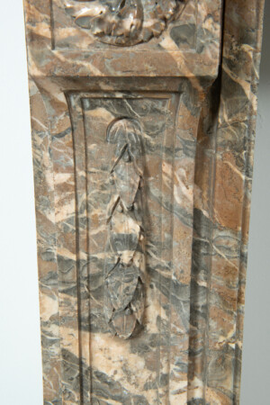 Imposante Marmeren Louis XVI Schouw