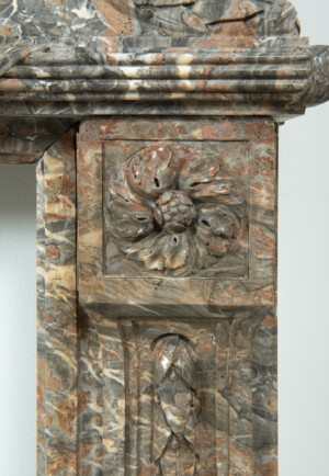 Imposante Marmeren Louis XVI Schouw