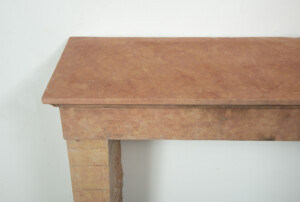 Rechte Roze Kalkstenen Schouw