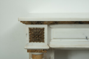 Marmeren Schouw met Brocatelle Pilaren