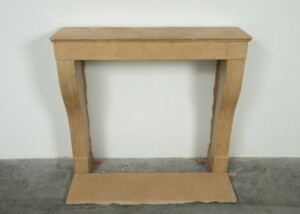 Kalkstenen Campagnard Schouw met Grondplaat