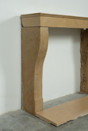 Kalkstenen Campagnard Schouw met Grondplaat