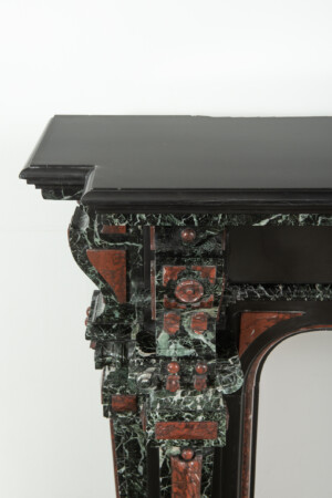 Zwart Mremeren Schouw met Gekleurde Opleg