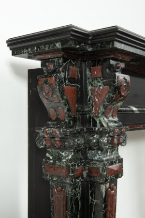 Zwart Mremeren Schouw met Gekleurde Opleg