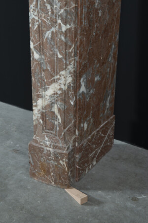 Rood Marmeren Louis XV Schouw