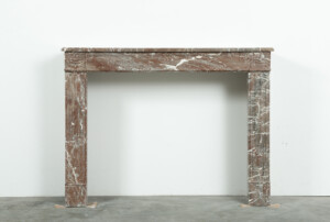 Franse Rood Marmeren Louis XVI Schouw