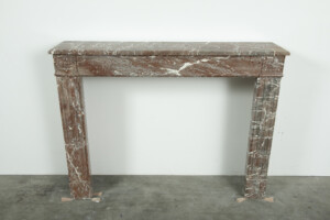 Franse Rood Marmeren Louis XVI Schouw