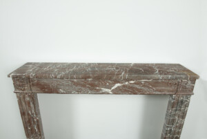 Franse Rood Marmeren Louis XVI Schouw