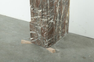 Franse Rood Marmeren Louis XVI Schouw