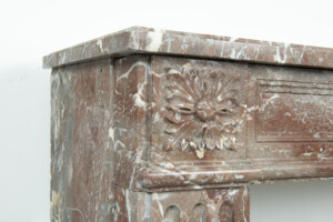 Franse Rood Marmeren Louis XVI Schouw