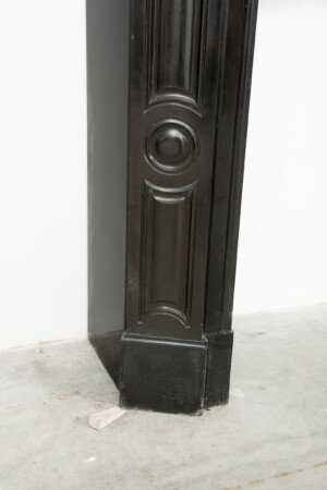 Platte Zwart Marmeren Schouw