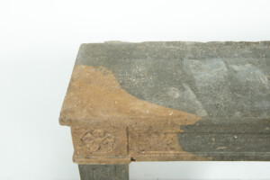 Antieke Kalkstenen Louis XVI Schouw