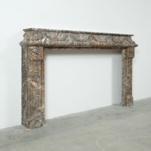 Imposante Marmeren Louis XVI Schouw