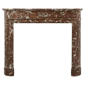 Rood Marmeren Demi-Lune Schouw