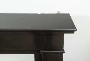 Rechte Hollandse Zwart Marmeren Schouw