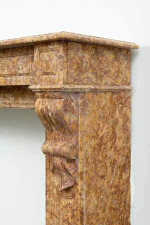 Gele Brocatelle Console Schouw