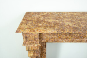Gele Brocatelle Console Schouw
