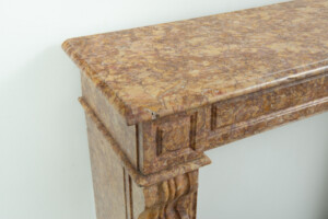 Gele Brocatelle Console Schouw