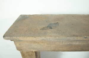 Rustieke Rechte Gebouchardeerde Schouw