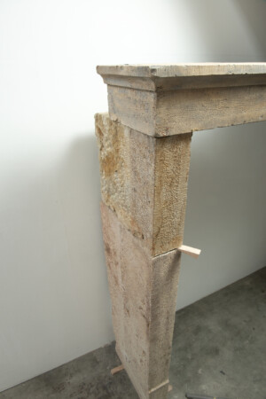 Rustieke Rechte Gebouchardeerde Schouw